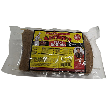 Savoie's Spicy Pork Boudin Party Links 32oz