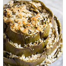 New Orleans style Stuffed Artichokes