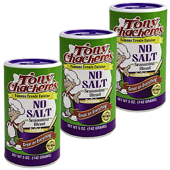 Tony Chachere's No Salt Creole Seasoning 5 oz - Pack of 3