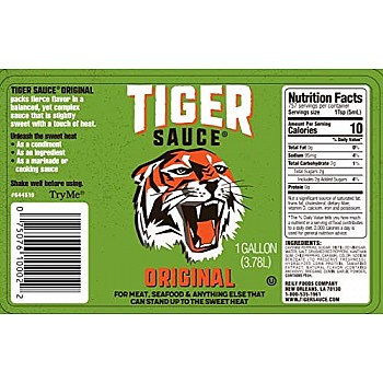 TryMe Tiger Sauce 1 gallon Case