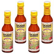TryMe Yucatan Sunshine Habanero Sauce 5 oz Pack of 4