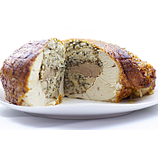 Premium Turducken Roll with Wild Rice Pecan 4.5 lb