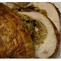 2 Premium Turducken Rolls with Creole Pork & Cornbread Dressing 4 lbs