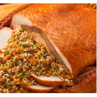 Deluxe Turducken with Authentic Creole Pork Sausage - 15 lbs