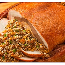 Deluxe Turducken with Authentic Creole Pork Sausage - 15 lbs