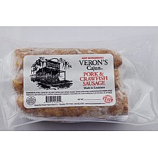 Veron's Pork & Crawfish Sausage 16 oz