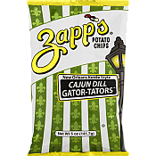 Zapp's Cajun Dill Potato Chips Gator-tator