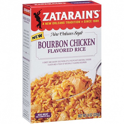 Zatarain's Bourbon Chicken Flavored Rice 8 oz - 071429012691