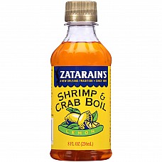 Zatarain's Lemon Liquid Crab and Shrimp Boil 8 oz Bottle