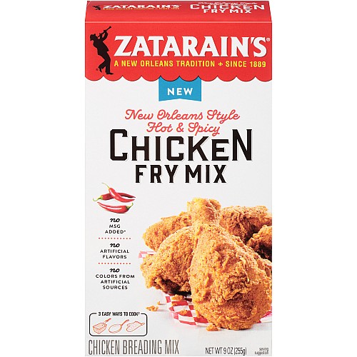 Louisiana Fish Fry Products Batter Mix, Chicken, Seasoned, Spicy Recipe - 22 oz