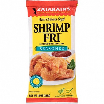 Zatarain's Shrimp Fri Seafood Breading Mix Seasoned 10 Oz