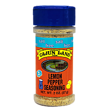 Cajun Land Salt Free Lemon Pepper Seasoning 2 oz