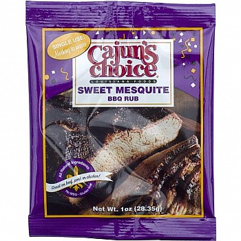Cajun's Choice Sweet Mesquite BBQ Rub 1 oz