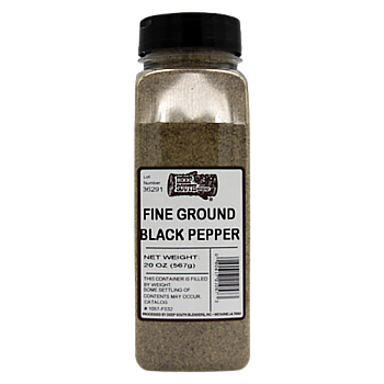 Deep South Fine Ground Black Pepper 20 oz