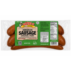 Tony Chachere’s Original Pork Smoked Sausage 12 oz (3 Links)