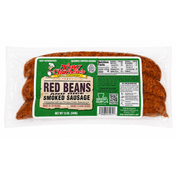Tony Chachere’s Red Beans and Rice Smoked Sausage 12 oz Cajun sausage