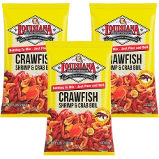 Louisiana Fish Fry Crawfish Crab and Shrimp Boil 4 lb - 3 Pack Louisiana Fish Fry Crawfish Crab and Shrimp Boil 4 lb - 3 Pack