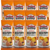 Louisiana Fish Fry Hush Puppy Seasoned Cornmeal Mix 7.5 oz - Pack of 12