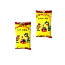 Swamp Fire Seafood Boil 4.5 lb - Pack of 2 Swamp Fire Seafood Boil 4.5 lb - Pack of 2