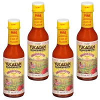 TryMe Yucatan Sunshine Habanero Sauce 5 oz Pack of 4